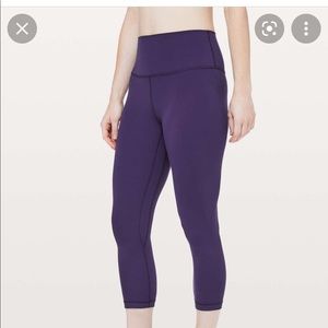 Lululemon align crop - purple plum - size 2